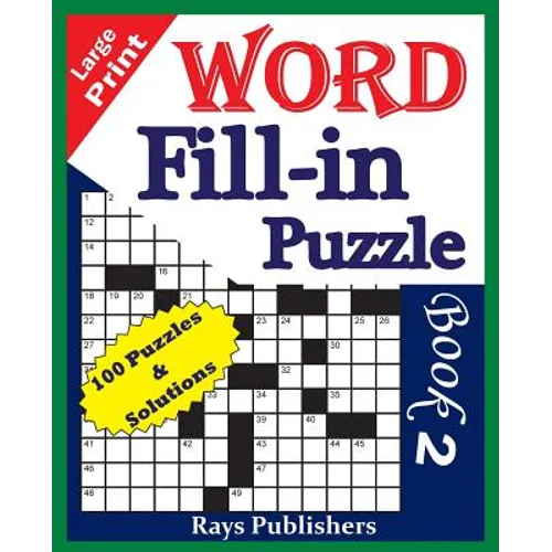 Large Print Word Fill-in Puzzle book 2 - Paperback