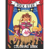 Rock Star Coloring Book: 17 Rock Star Images to Color for Kids ages 4-8 - Paperback