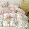 Pink Floral Bedding Set