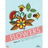Flowers 50 Coloring Pages For Adults Relaxation Vol.4 - Paperback
