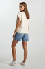 Floral Embroidery Mix Muscle Top