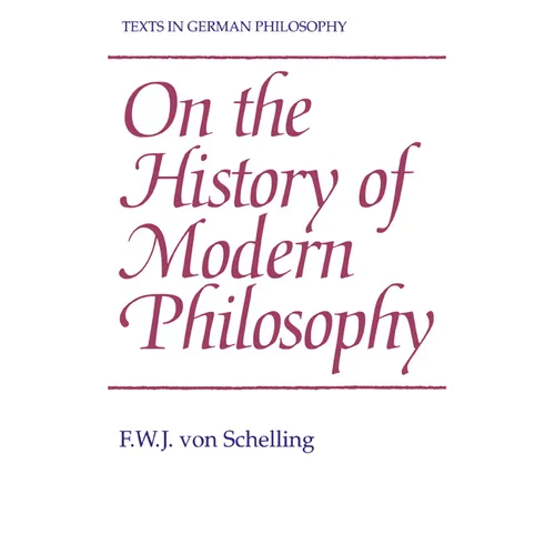 On the History of Modern Philosophy - Hardcover