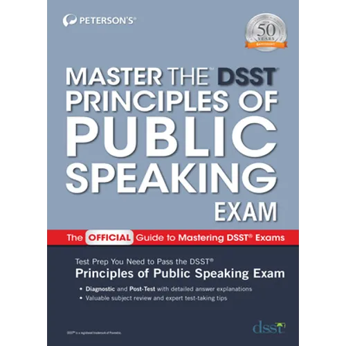 Master the DSST Principles of Public Speaking Exam - Paperback