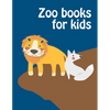 Zoo Books For Kids: coloring pages with funny images to Relief Stress for kids and adults - Paperback