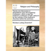 Twenty one discourses or dissertations upon the Augsburg-Confession, which is also the brethren's confession of faith: deliver'd by the ordinary of th - Paperback