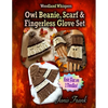Owl Beanie, Scarf and Fingerless Glove Set - Paperback