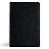 CSB Everyday Study Bible, Black Bonded Leather - Leather