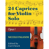 Paganini: 24 Caprices, Op. 1 - Violin solo - Paperback