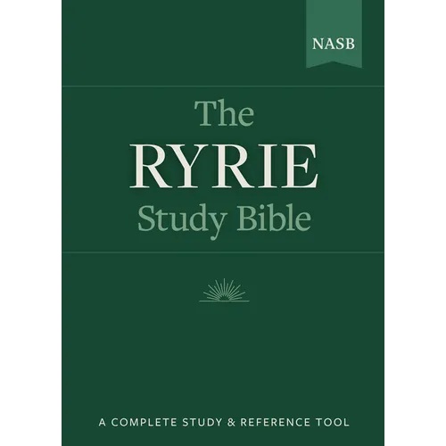 Ryrie Study Bible-NASB - Hardcover