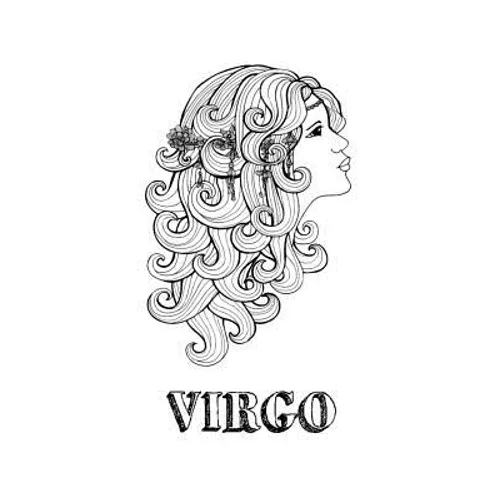 Virgo: Coloring Book with Three Different Styles of All Twelve Signs of the Zodiac. 36 Individual Coloring Pages. 8.5 x 11 - Paperback