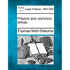 Prisons and Common Sense. - Paperback