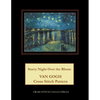Starry Night Over the Rhone: Van Gogh cross stitch pattern - Paperback