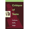 Critique of Taste - Paperback