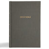 CSB Grace Bible, Charcoal Cloth Over Board (Dyslexia Friendly) - Hardcover