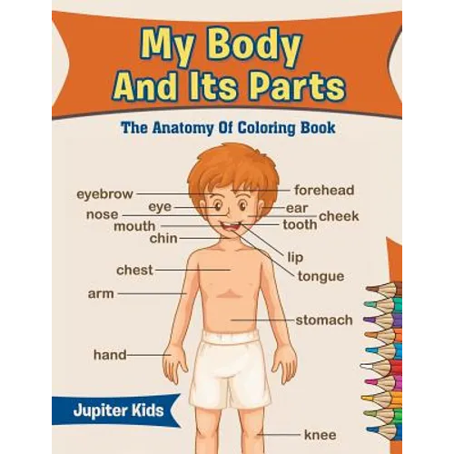 My Body And Its Parts: The Anatomy Of Coloring Book - Paperback