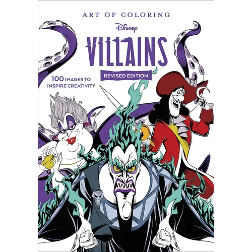 Art of Coloring: Disney Villains - Paperback