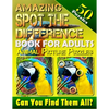 Amazing Spot the Difference Book for Adults: Animal Picture Puzzles (50 Puzzles): Can You Find All the Differences? (Volume 2) - Paperback