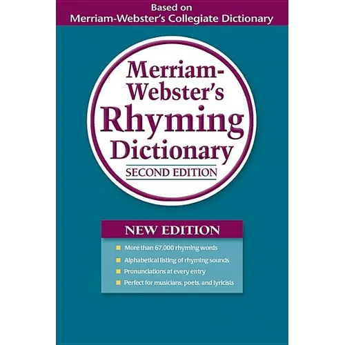 Merriam-Webster's Rhyming Dictionary - Paperback