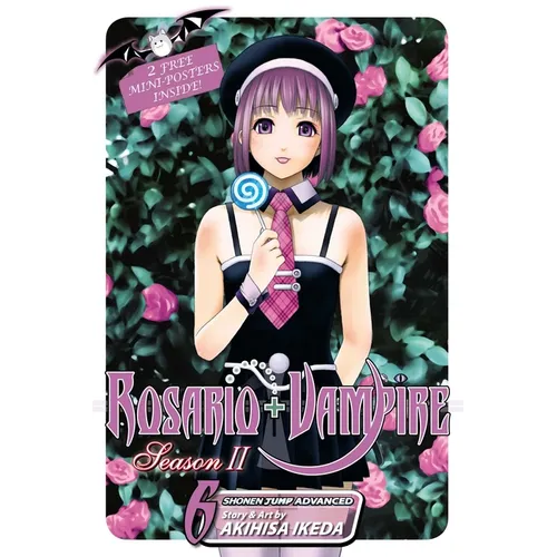 Rosario+vampire: Season II, Vol. 6: Test Six: Gangstah - Paperback