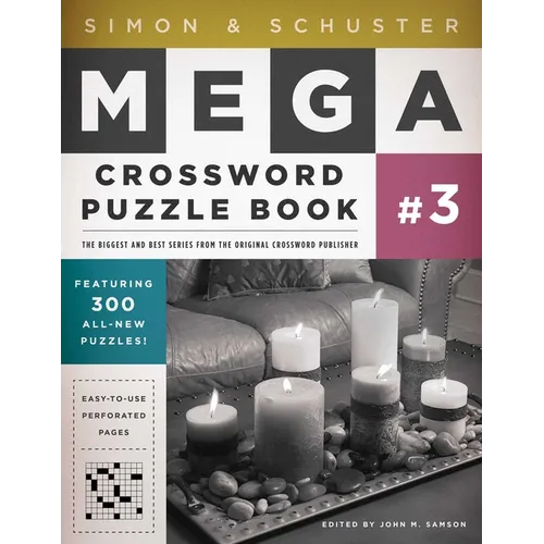 Simon & Schuster Mega Crossword Puzzle Book #3 - Paperback