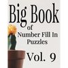 Big Book of Number Fill In Puzzles Vol. 9 - Paperback
