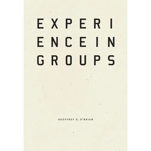 Experience in Groups - Paperback
