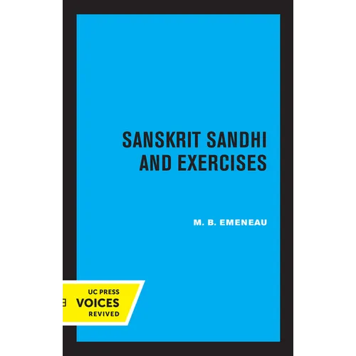 Sanskrit Sandhi and Exercises, Revised Edition - Paperback