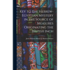 Key to the Hebrew-Egyptian Mystery in the Source of Measures Originating the British Inch - Hardcover