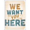 We Want You Here - Hardcover