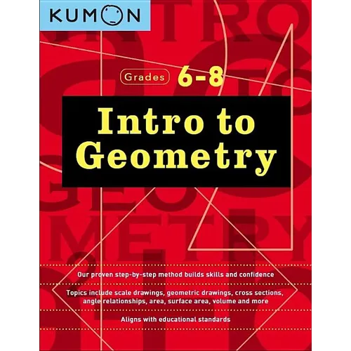 Kumon Grades 6-8 Intro to Geometry - Paperback