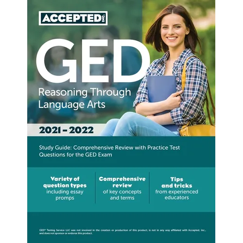 GED Reasoning Through Language Arts Study Guide: Comprehensive Review with Practice Test Questions for the GED Exam - Paperback