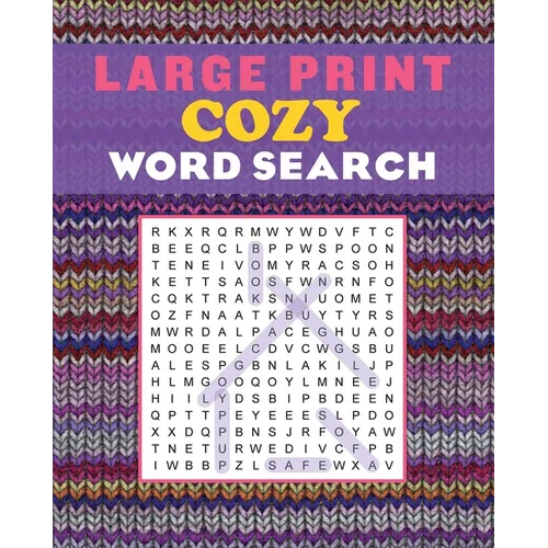 Large Print Cozy Word Search - Paperback