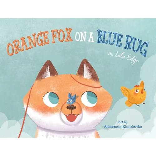 Orange Fox on a Blue Rug - Paperback
