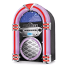 Victor Wilshire Bluetooth Jukebox with Multicolor LED Lighting and FM Radio