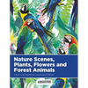 Nature Scenes, Plants, Flowers and Forest Animals Adult Coloring Books Landscapes Edition - Paperback