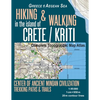 Hiking & Walking in the Island of Crete/Kriti Complete Topographic Map Atlas 1: 95000 Greece Aegean Sea Center of Ancient Minoan Civilization Trekking - Paperback