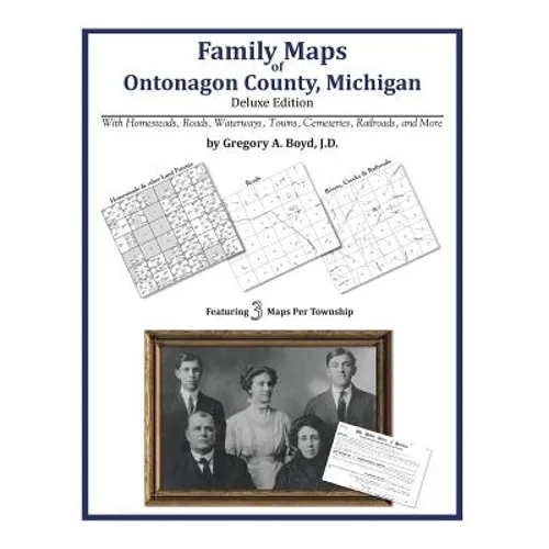 Family Maps of Ontonagon County, Michigan - Paperback