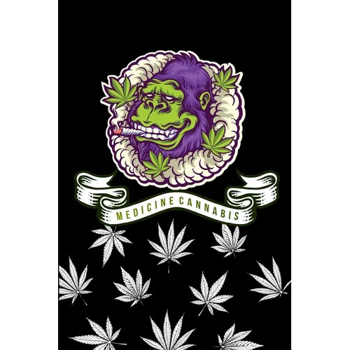 My Gorilla medicine cannabis note book ( marijuana): memo your daily with cute Gorilla weed cover record date and write - Paperback
