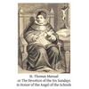 St. Thomas Manual: or The Devotion of the Six Sundays in Honor of the Angel of the Schools - Paperback