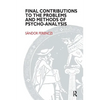 Final Contributions to the Problems and Methods of Psycho-Analysis - Paperback