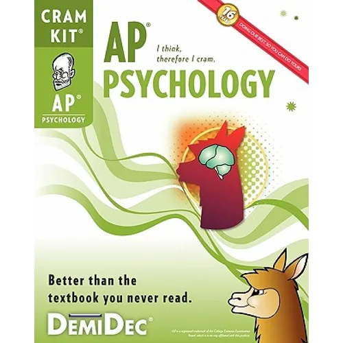 AP Psychology Cram Kit: Better than the textbook you never read. - Paperback