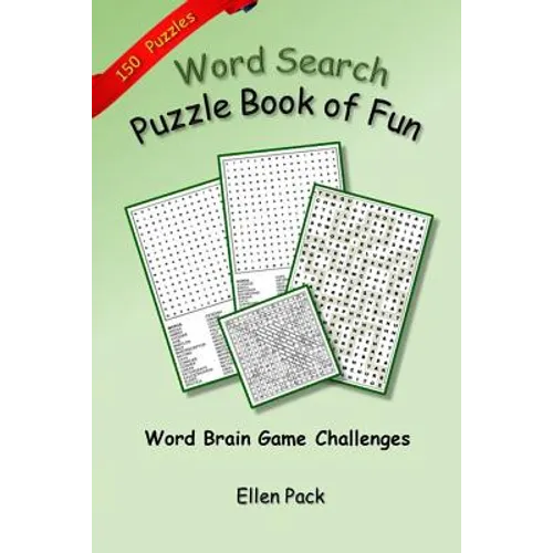 Word Search Puzzle Book of Fun: Word Brain Game Challenges - Paperback