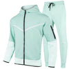 Men's Two-Tone UltraTech Fleece Athletic Tracksuit - Hoodie and Joggers