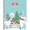 Advent Calendar Coloring Book: Countdown to Christmas 24 Numbered Coloring pages for kids - Paperback