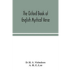 The Oxford Book Of English Mystical Verse - Paperback