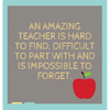 Thank you teacher book to sign, teacher appreciation book (hardcover): Retirement book for teachers, end of year gift, thank you gift. - Hardcover