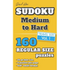 David Karn Sudoku - Medium to Hard Vol 1: 160 Puzzles, Travel Size, Regular Print, 24 pt font size, 2 puzzles per page - Paperback