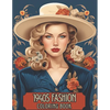 1940's Fashion Coloring Book: A Nostalgic Journey into 1940s Fashion Coloring Book - Paperback