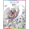 Angel-Fantasy Art Adult Coloring Book -Sheila Wolk Volume #3 - Paperback