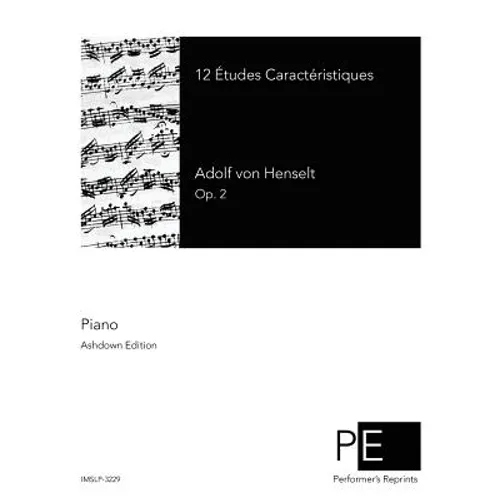 12 Etudes Caracteristiques - Paperback